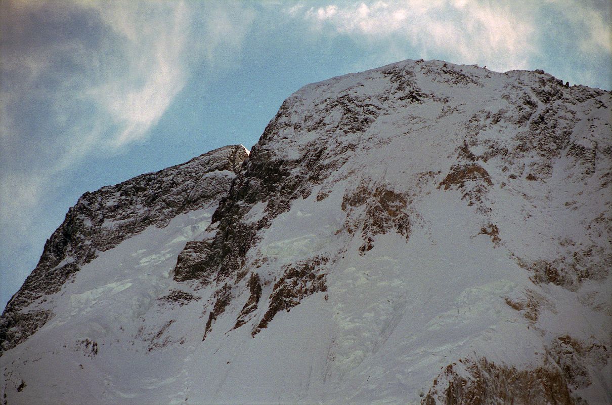 31 Broad Peak Central Summit And Main Summit Just After Sunrise From Concordia